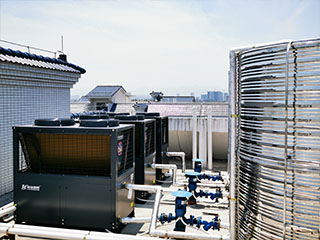 横江公司拆迁安置区空气源热泵工程