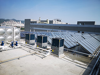 广州南沙太阳能中央热水系统工程