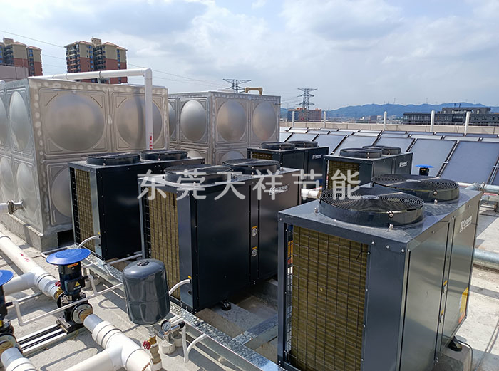 工厂宿舍太阳能联合空气能热水系统 工厂宿舍太阳能联合空气能热水系统