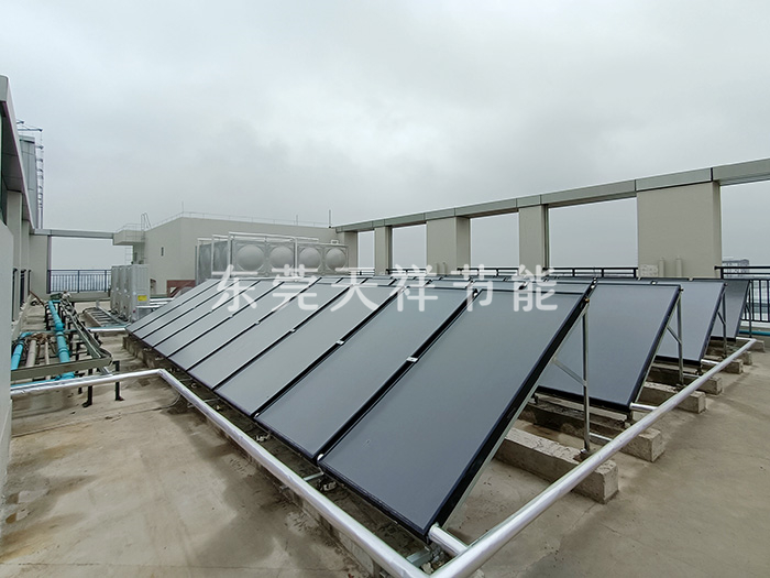 工厂宿舍太阳能联合空气能热水系统 工厂宿舍太阳能联合空气能热水系统